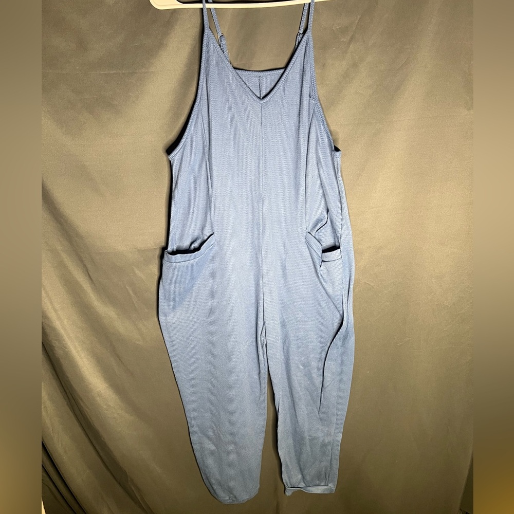 SHEIN Casual Blue Jumpsuit